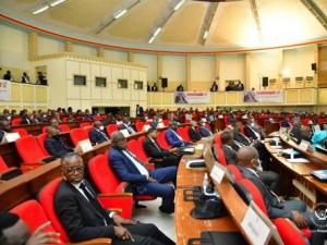 Une vue des gouverneurs lors de la clôture de la Conférence des gouverneurs le 29/12/2020 à Kinshasa. Photo Présidence RDC