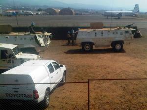 Sud-Kivu : incendie d’un entrepôt de la MONUSCO de l’aéroport Kavumu