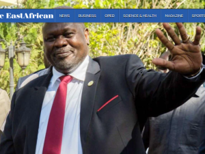 South Sudan’s Machar and his wife test positive for Covid-19