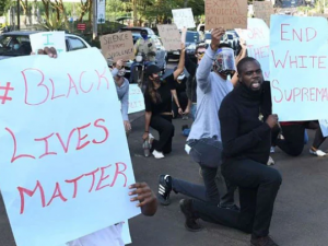 Protesters rally outside US embassy in Nairobi over George Floyd's death