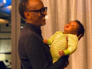 A Happy Grandpa: President Kagame shares First Photos of Granddaughter